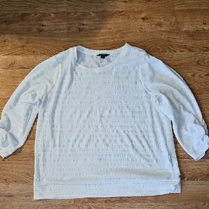 Women's White Top Simply Vera Vera Wang XXL